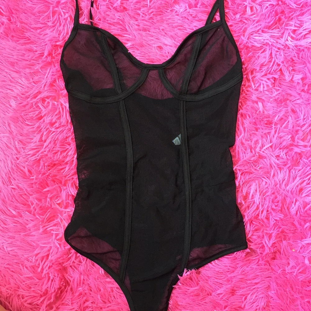 🆕Mesh black body suit - never worn